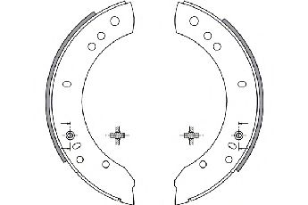 комплект спирачна челюст