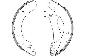 комплект спирачна челюст