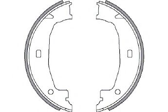 комплект спирачна челюст, ръчна спирачка