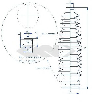 маншон, кормилно управление 84171