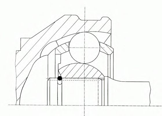 каре комплект, полуоска 20258