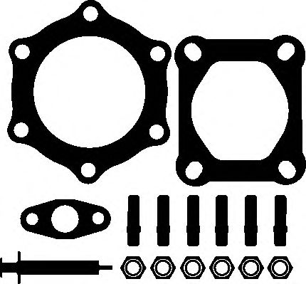 монтажен комплект, турбина 715.710