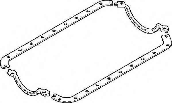 комплект гарнитури, маслена вана (картер) 692.090