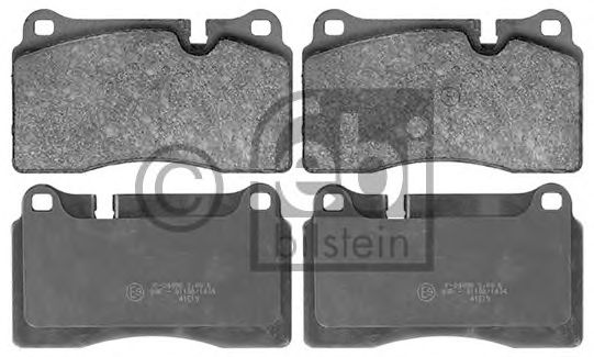 комплект спирачно феродо, дискови спирачки