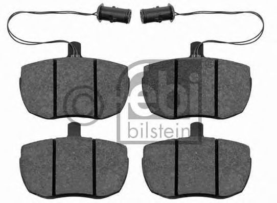 комплект спирачно феродо, дискови спирачки 16018