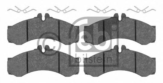комплект спирачно феродо, дискови спирачки