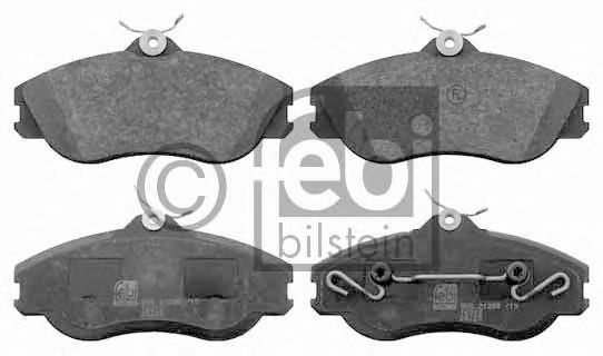 комплект спирачно феродо, дискови спирачки