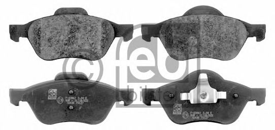 комплект спирачно феродо, дискови спирачки