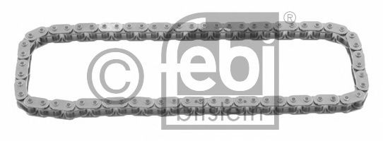 верига, задвижване на маслената помпа