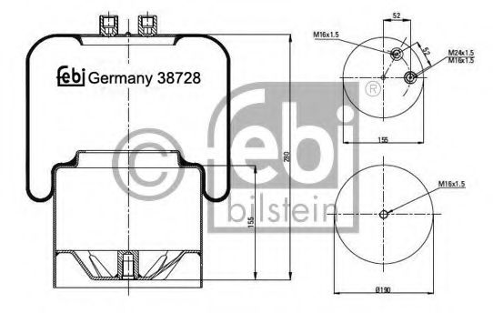 маншон, въздушно окачване 38728