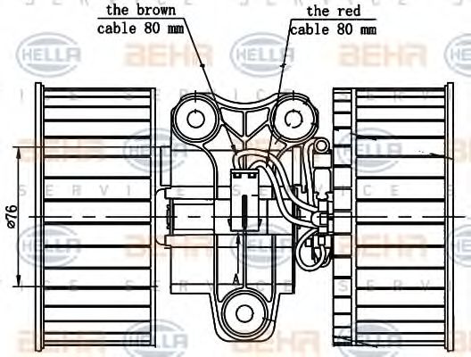 вентилатор вътрешно пространство