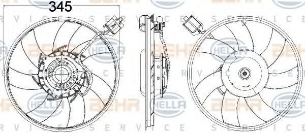 вентилатор, охлаждане на двигателя