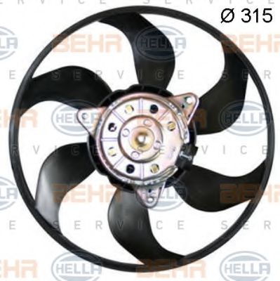 вентилатор, охлаждане на двигателя