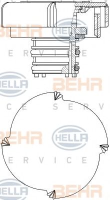 капачка, резервоар за охладителна течност