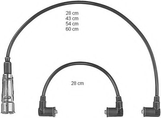 комплект запалителеи кабели ZE590