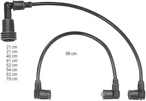 комплект запалителеи кабели ZE905