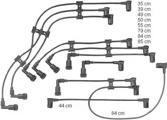 комплект запалителеи кабели ZE906