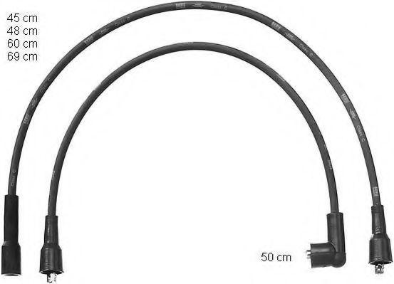 комплект запалителеи кабели ZEF1022