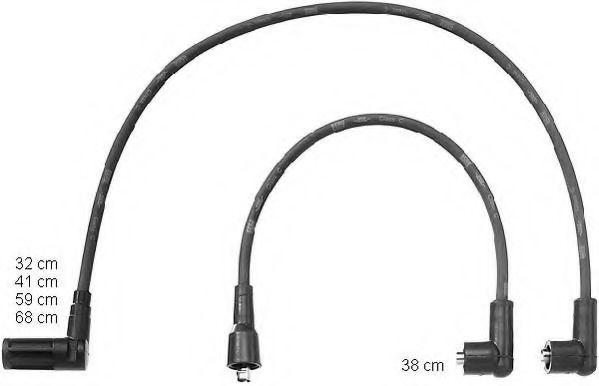 комплект запалителеи кабели ZEF1069