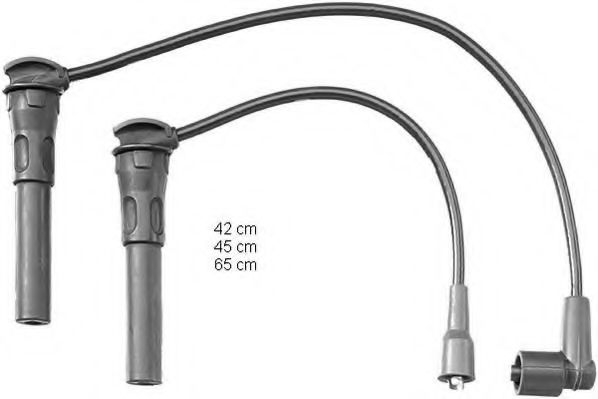 комплект запалителеи кабели ZEF1204