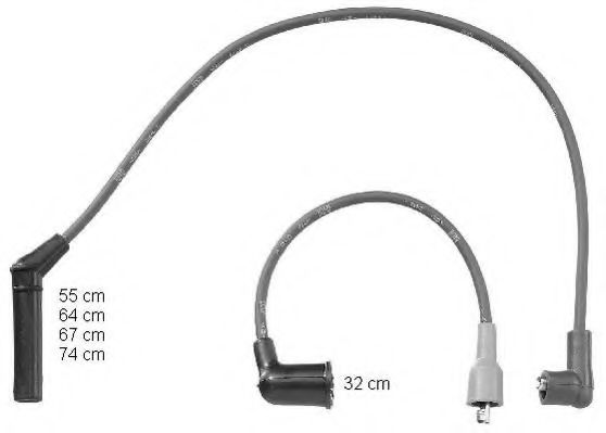 комплект запалителеи кабели ZEF1372