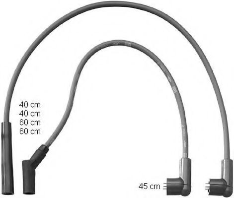 комплект запалителеи кабели ZEF1390