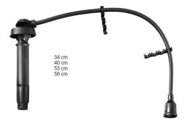 комплект запалителеи кабели ZEF1497