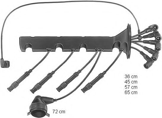 комплект запалителеи кабели ZEF607