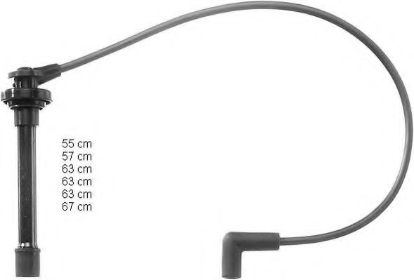 комплект запалителеи кабели ZEF855