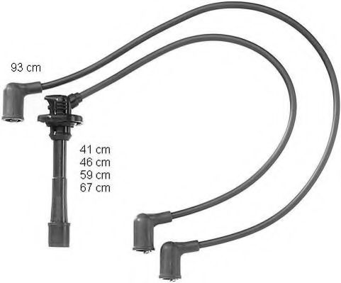 комплект запалителеи кабели ZEF921