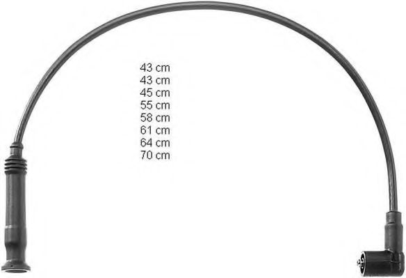 комплект запалителеи кабели ZEF971