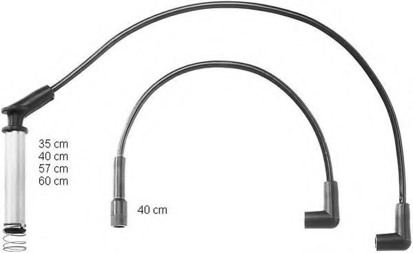 комплект запалителеи кабели ZEF992