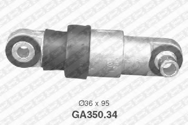 обтящна ролка, пистов ремък GA350.34