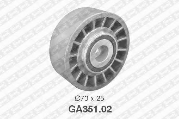 обтящна ролка, пистов ремък GA351.02