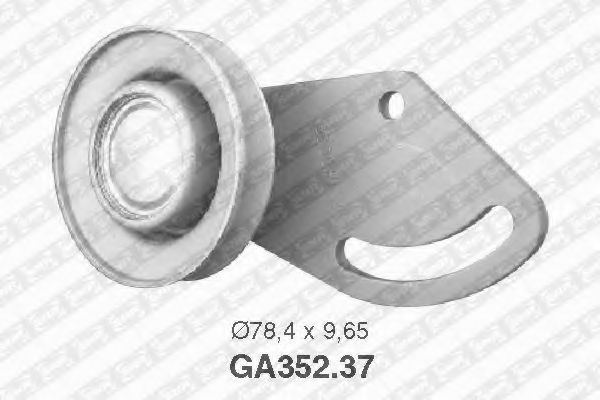 обтящна ролка, пистов ремък GA352.37