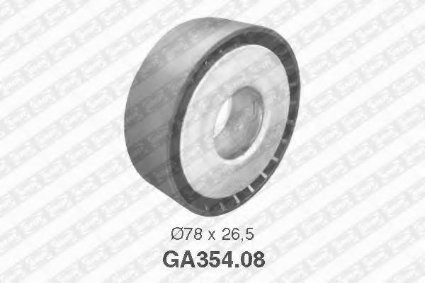 обтящна ролка, пистов ремък GA354.08
