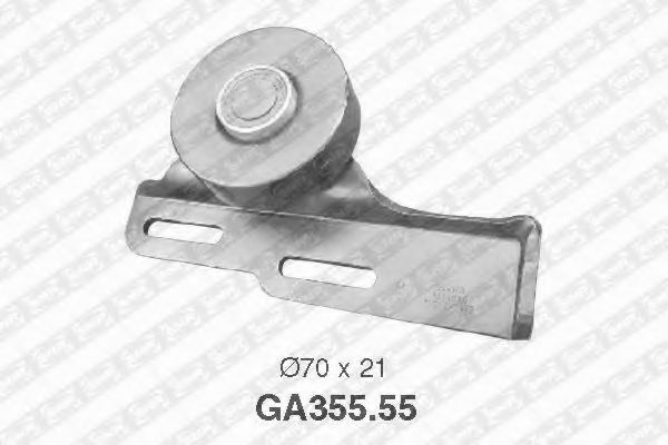 обтящна ролка, пистов ремък GA355.55