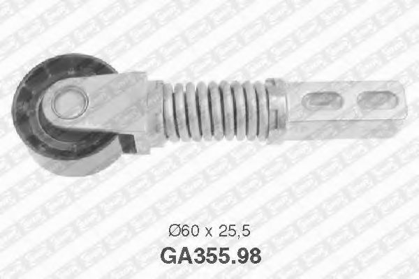 обтящна ролка, пистов ремък GA355.98