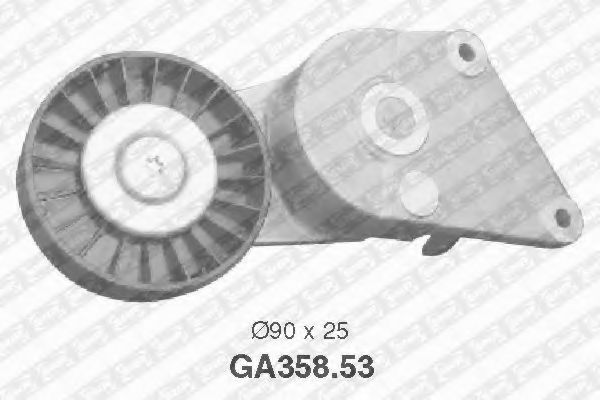 обтящна ролка, пистов ремък GA358.53