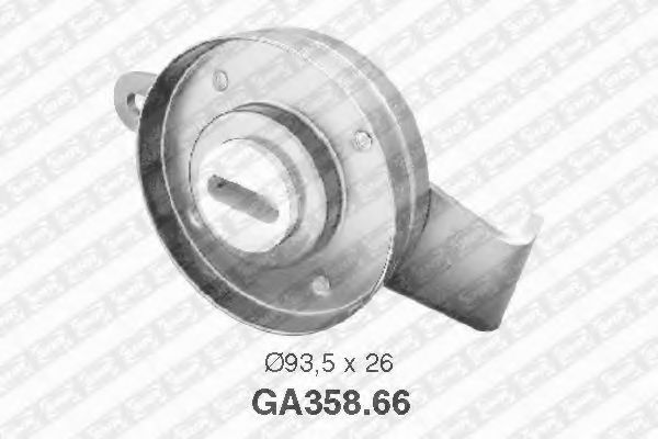 обтящна ролка, пистов ремък GA358.66