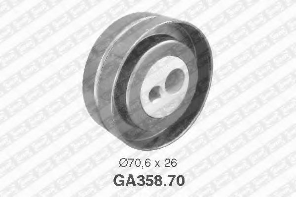 обтящна ролка, пистов ремък GA358.70