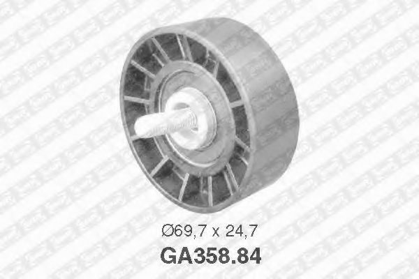 обтящна ролка, пистов ремък GA358.84