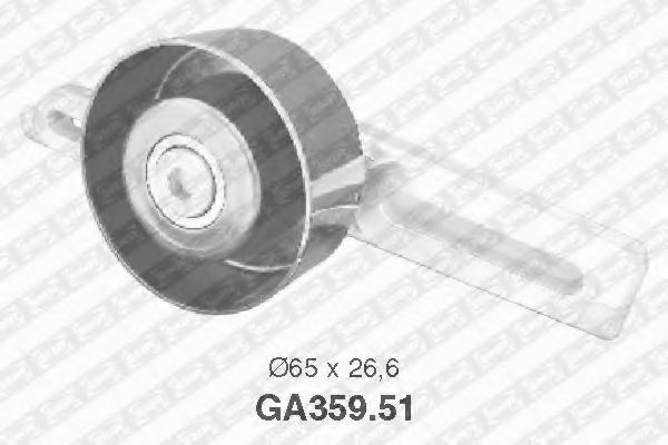 обтящна ролка, пистов ремък GA359.51