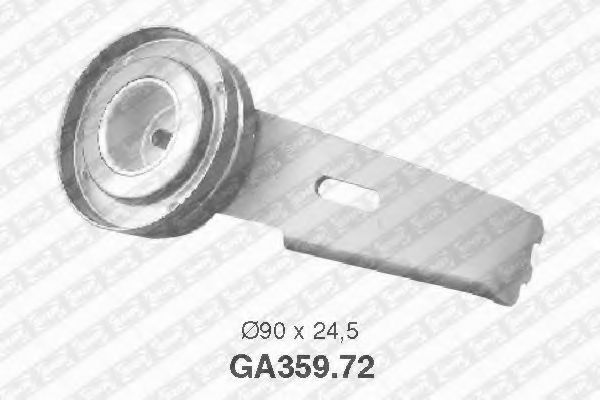 обтящна ролка, пистов ремък GA359.72