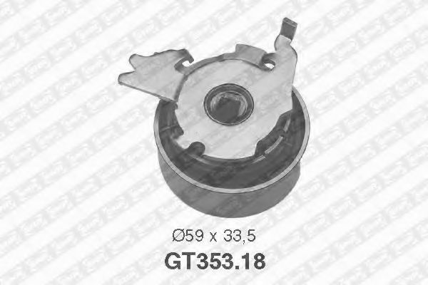 обтяжна ролка, ангренаж GT353.18