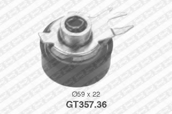 обтяжна ролка, ангренаж GT357.36