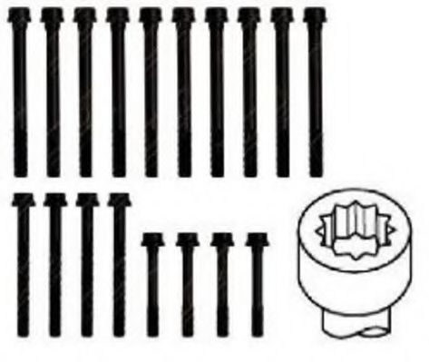 комплект болтове на капака на клап. (на цилиндровата глава)