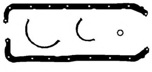 комплект гарнитури, маслена вана (картер) HC385