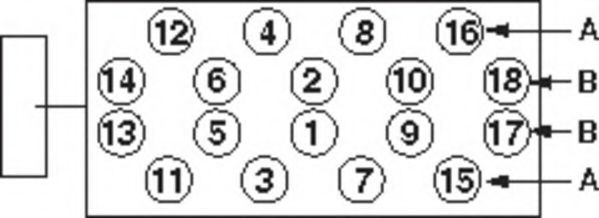 комплект болтове на капака на клап. (на цилиндровата глава) HBS379