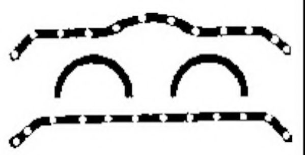 комплект гарнитури, маслена вана (картер) JJ464